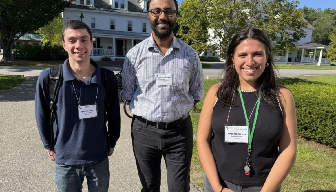 Gordon Research Conference - Ryan Murphy, Dr. Shishir Chundawat, and Rebecca Garcia Gordon Research Conference - Ryan Murphy, Dr. Shishir Chundawat, and Rebecca Garcia